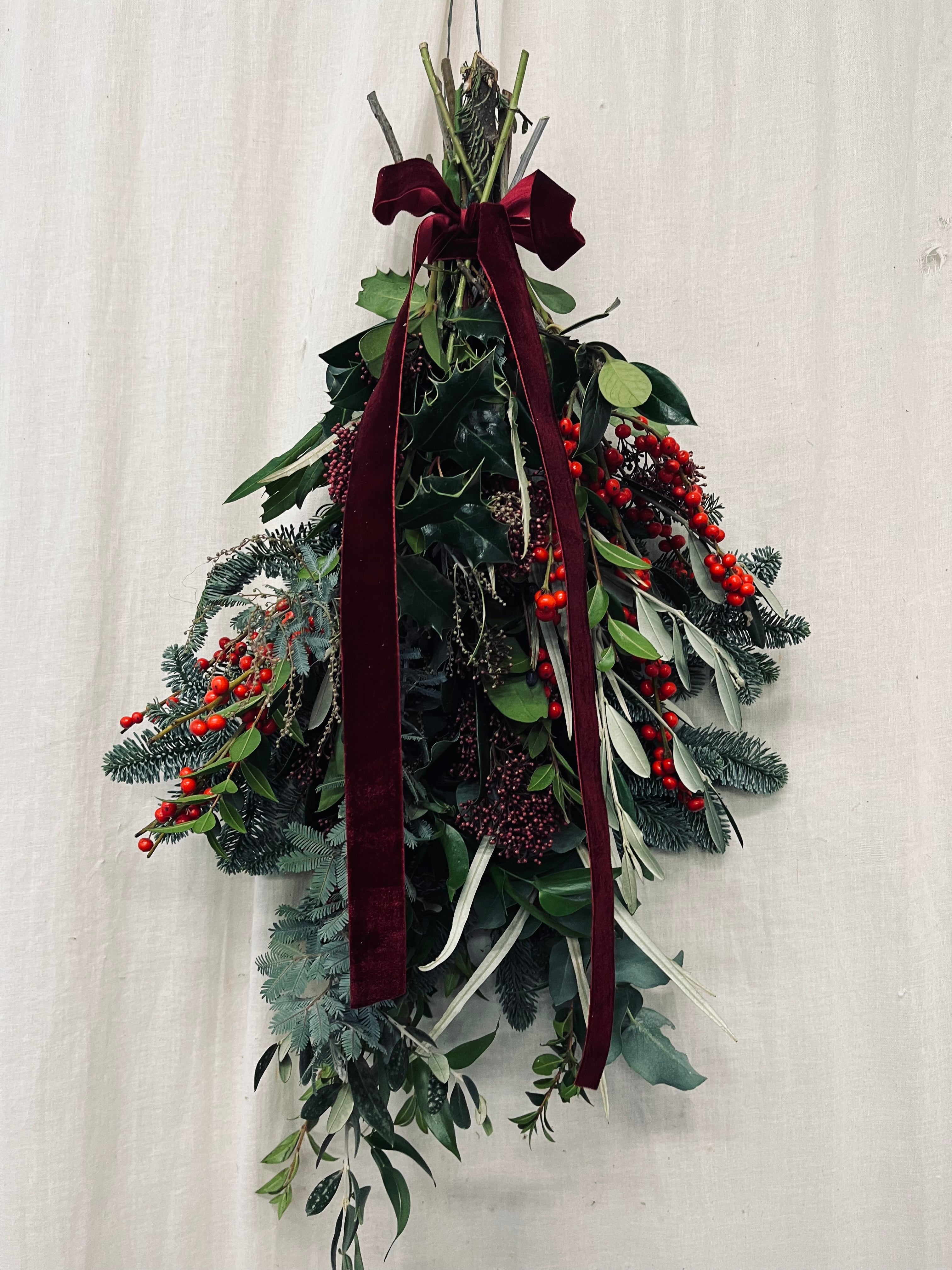 Festive Foliage Door Swag