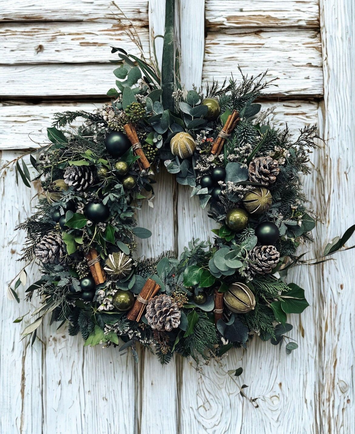 Shades of Green Wreath