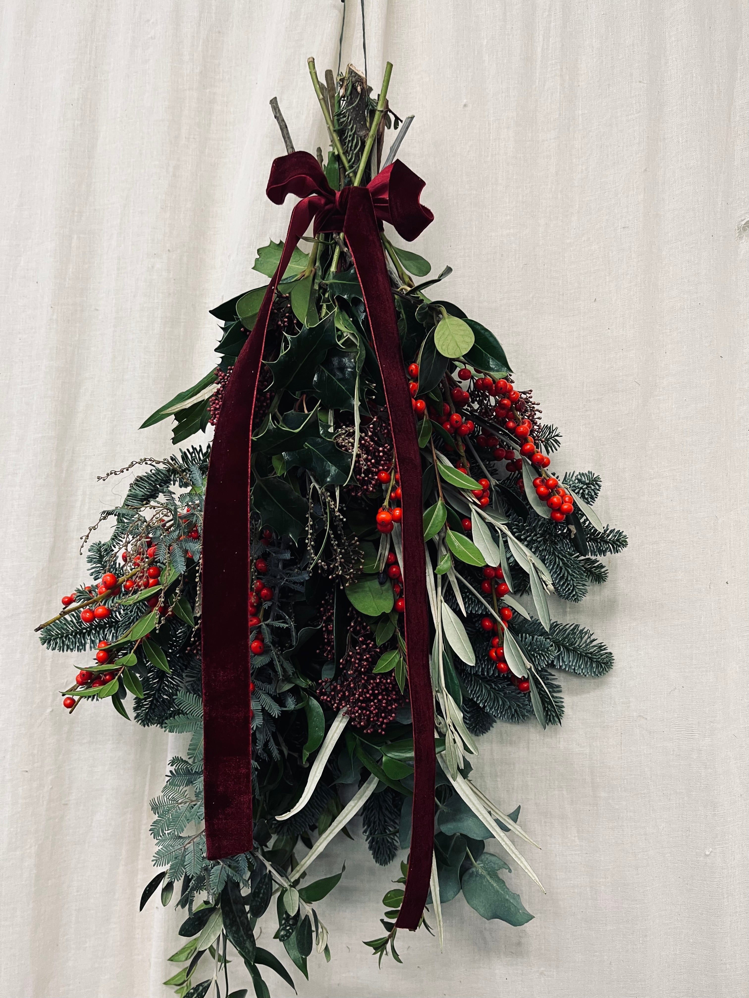 Festive Foliage Door Swag