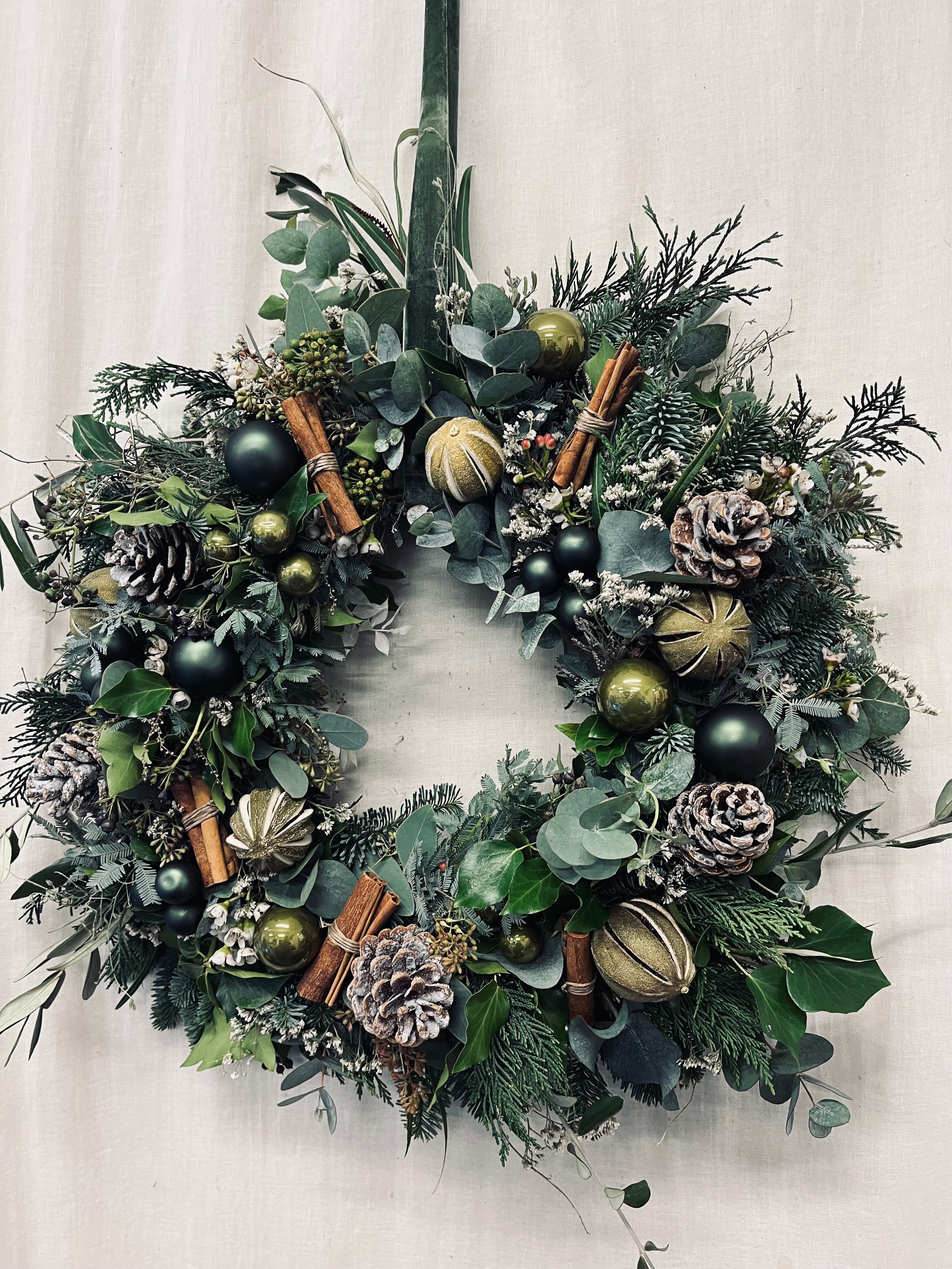 Shades of Green Wreath