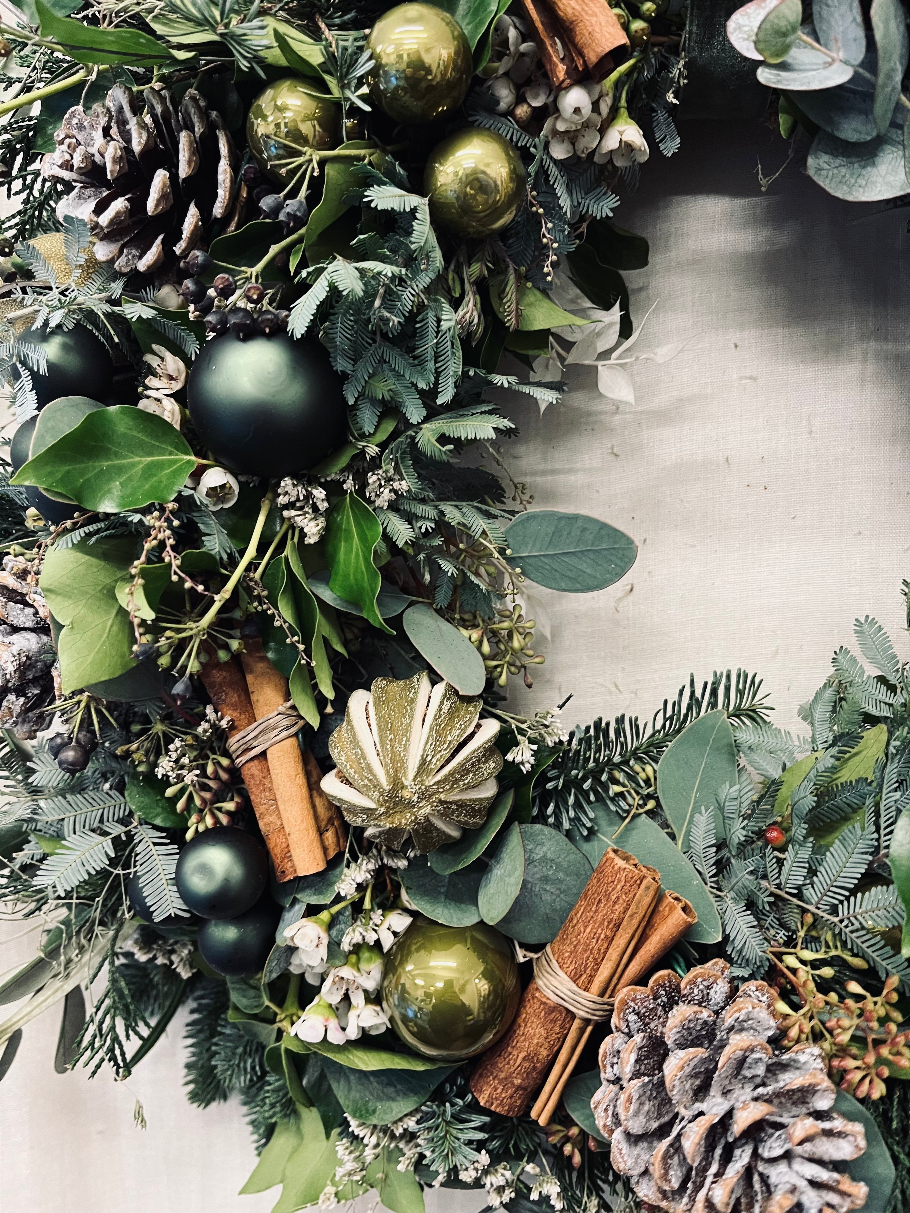 Shades of Green Wreath