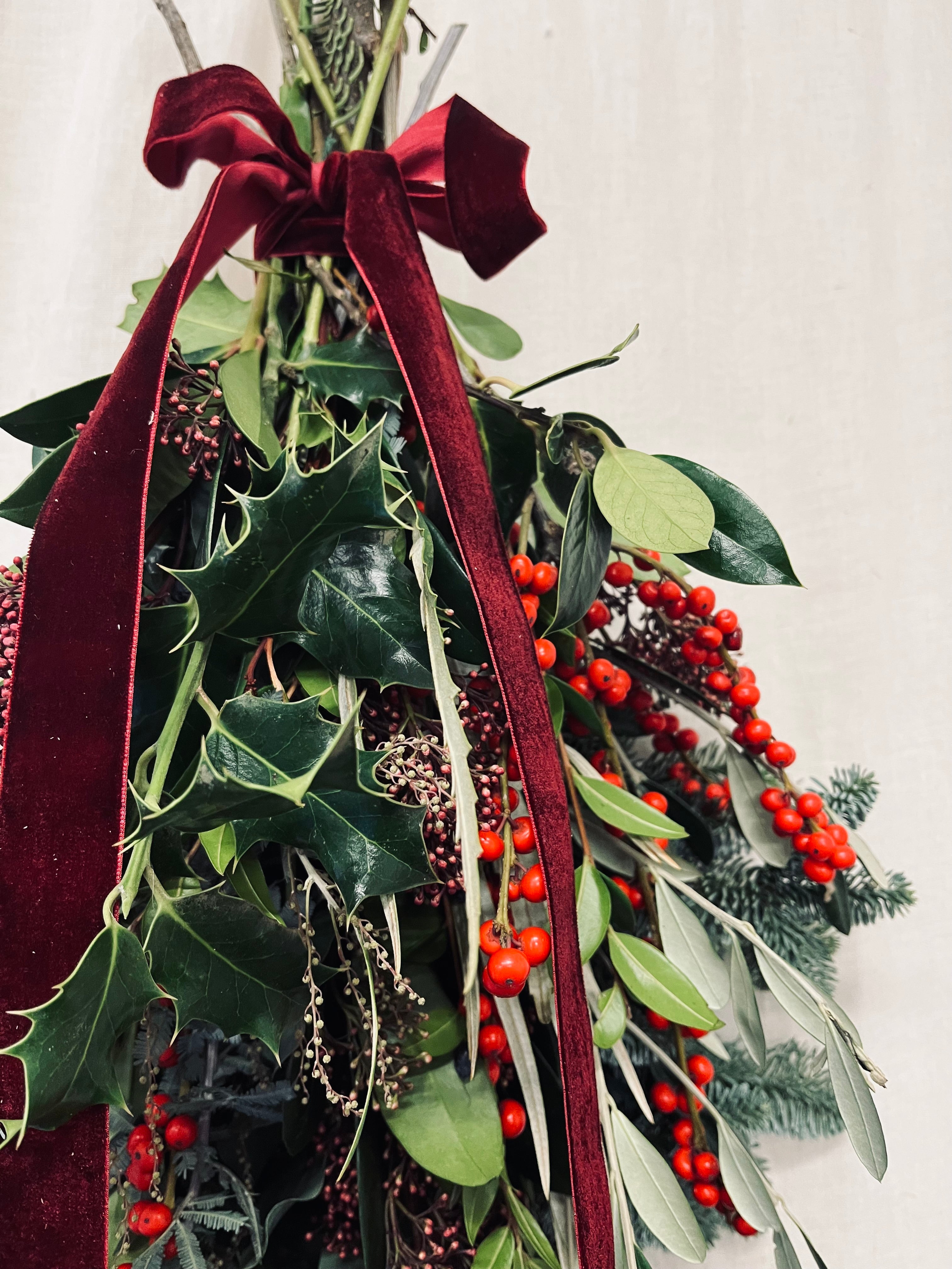 Festive Foliage Door Swag