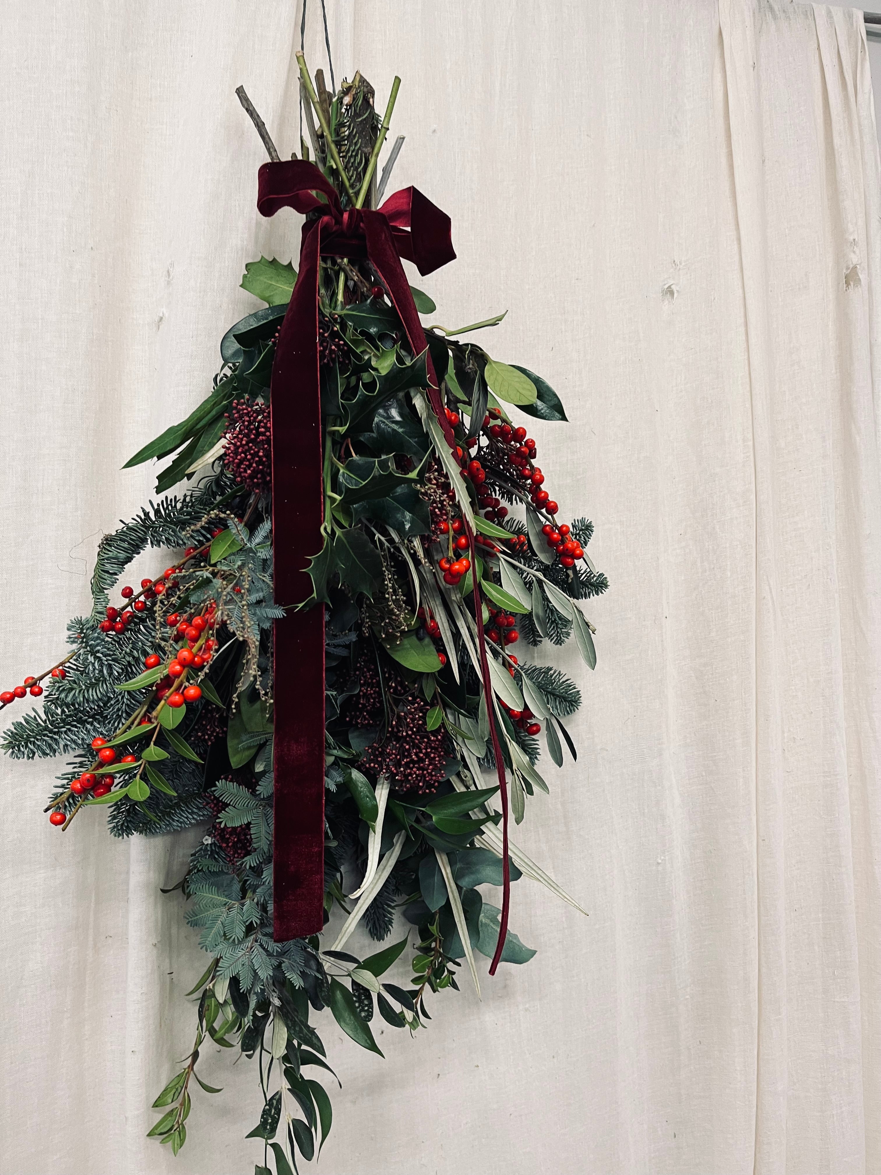 Festive Foliage Door Swag