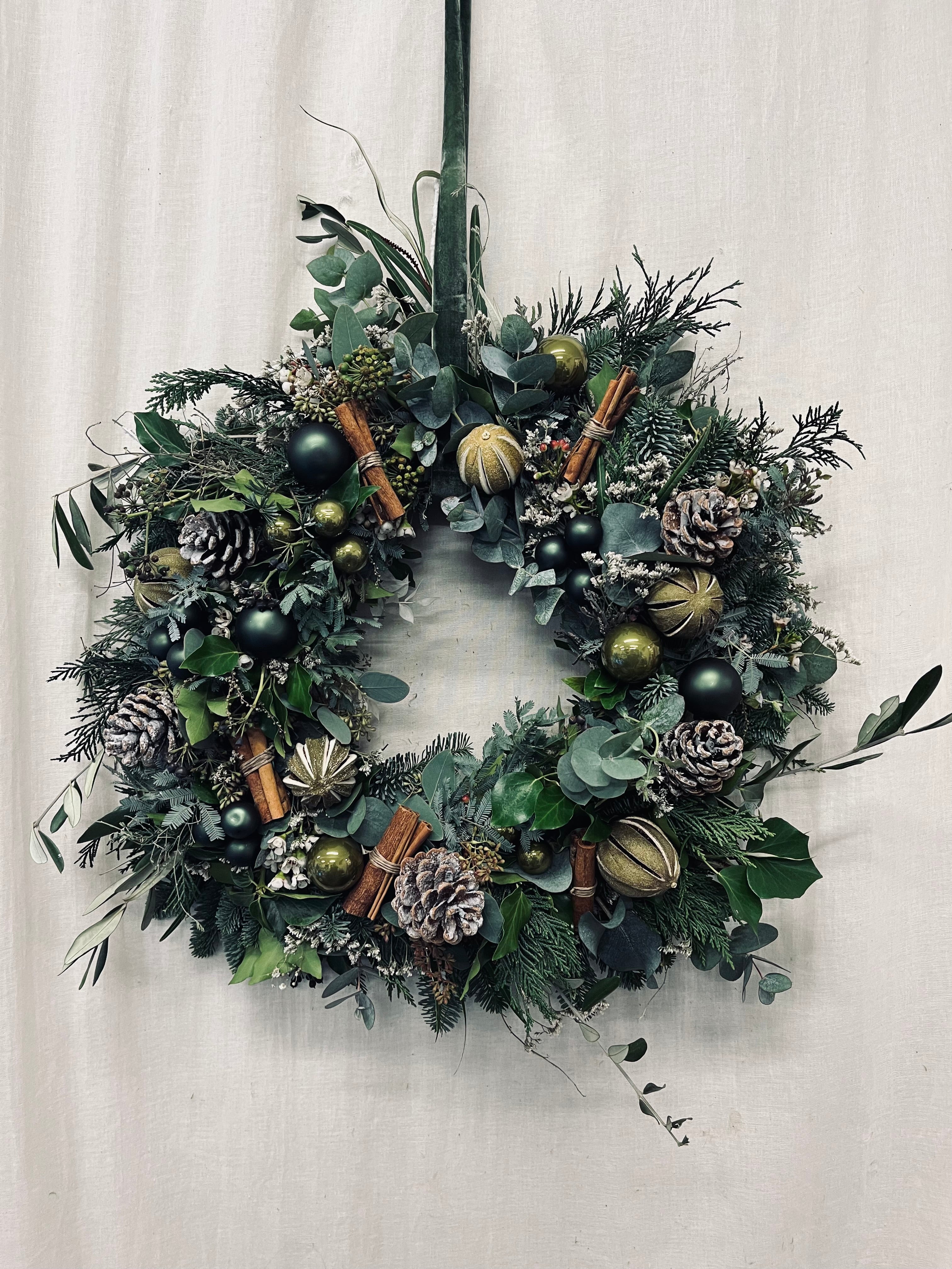 Shades of Green Wreath