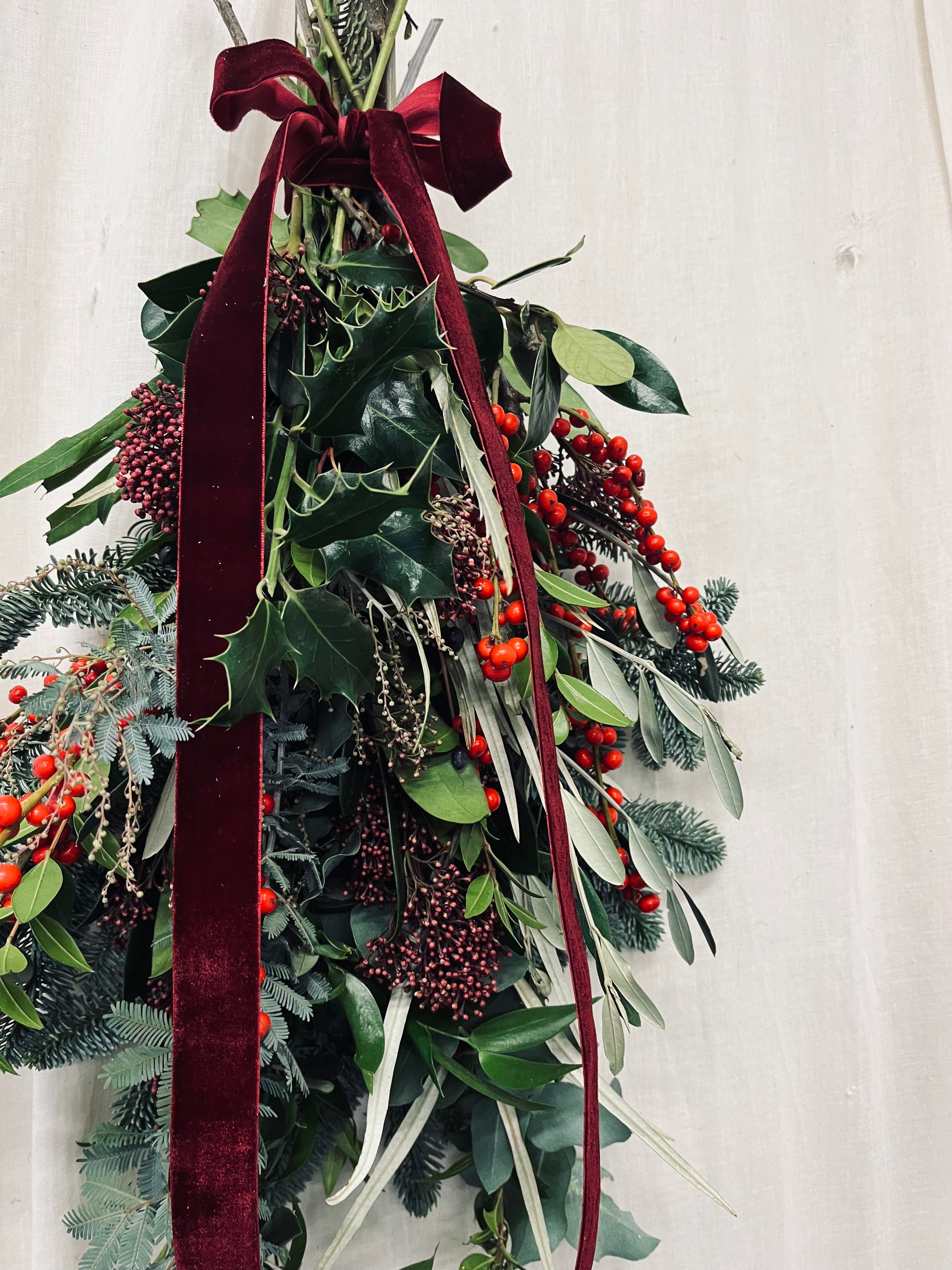 Festive Foliage Door Swag