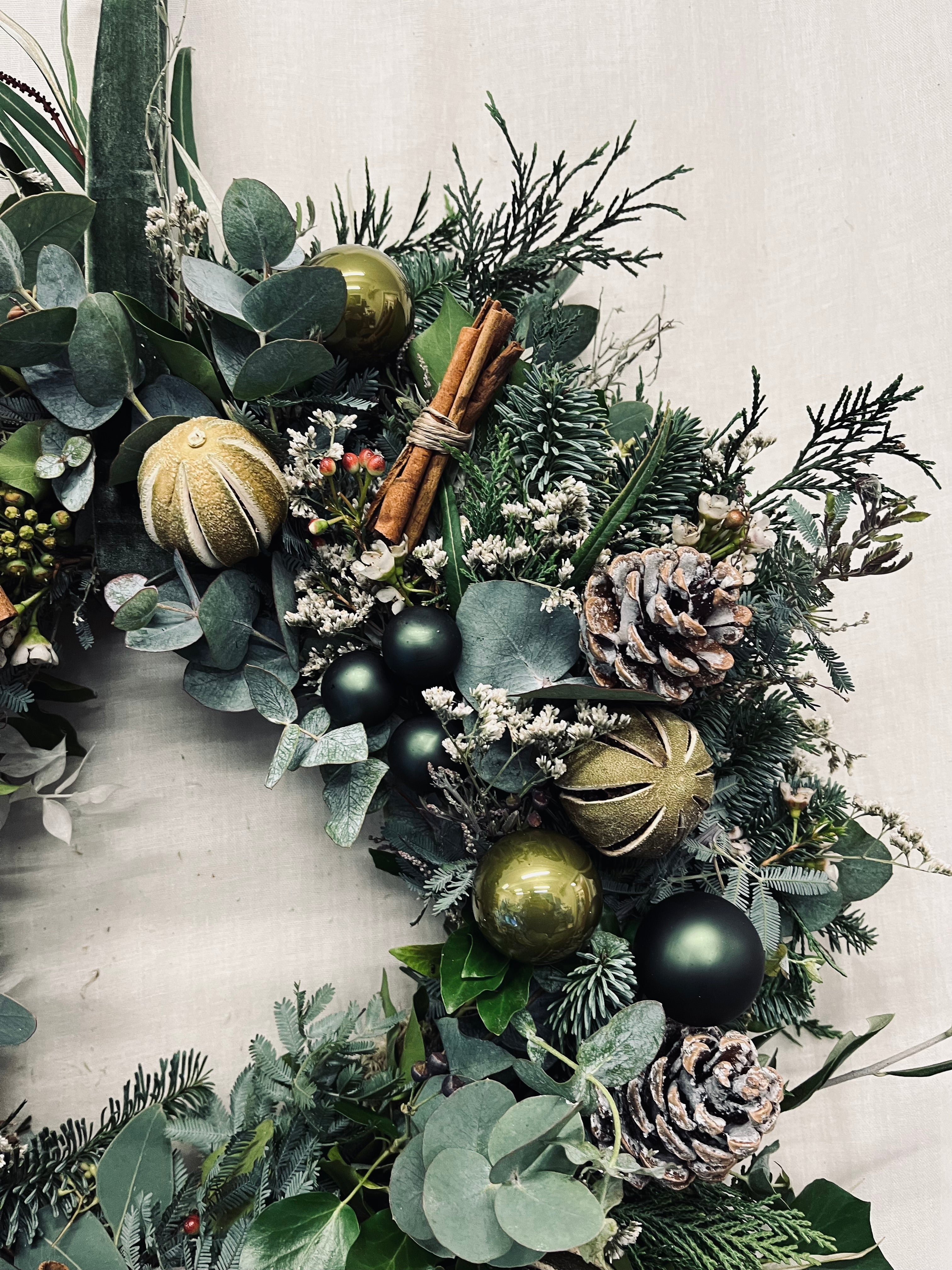 Shades of Green Wreath