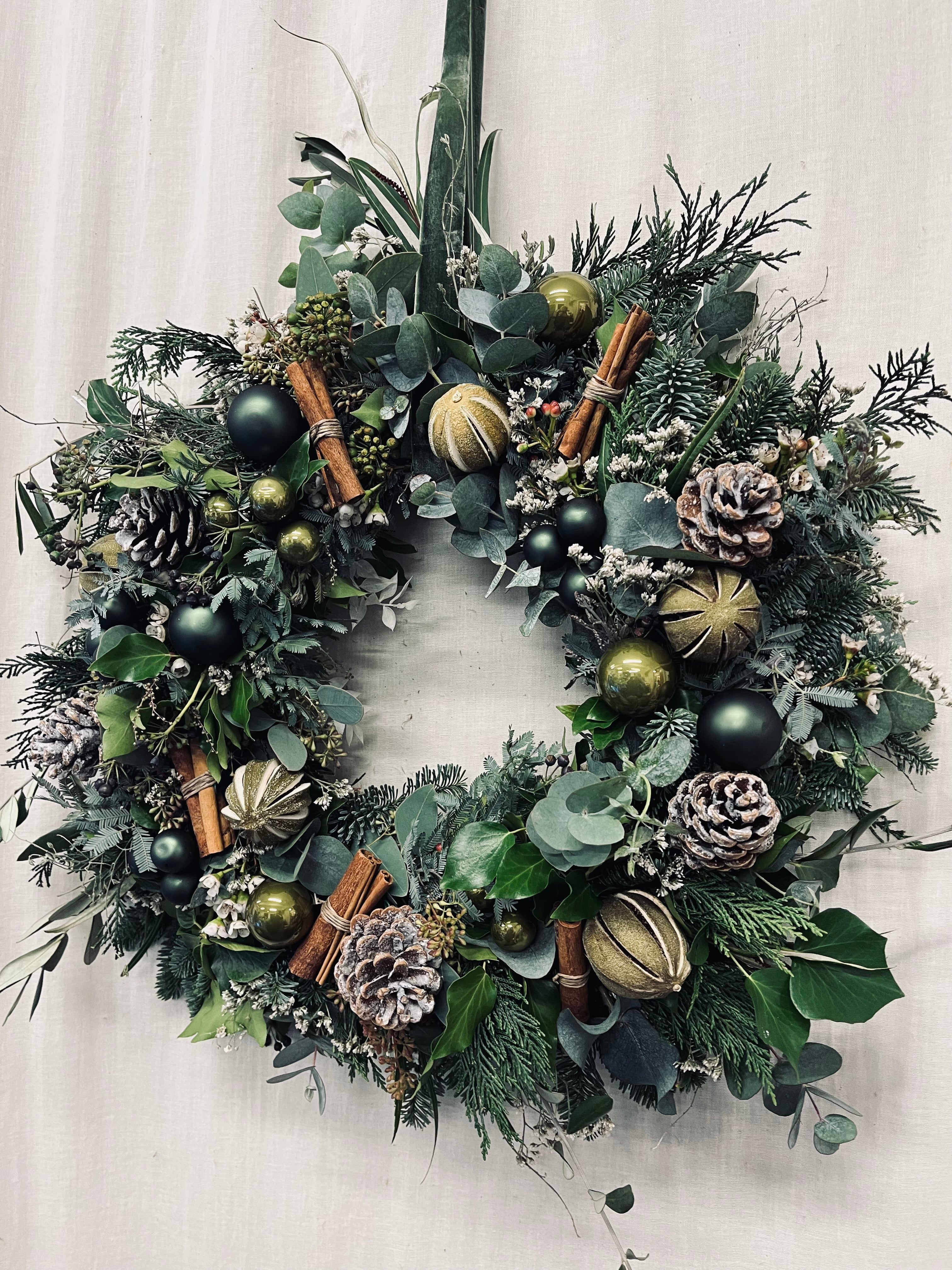Shades of Green Wreath