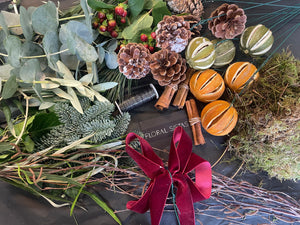 Luxury DIY Christmas Wreath- Decor options available