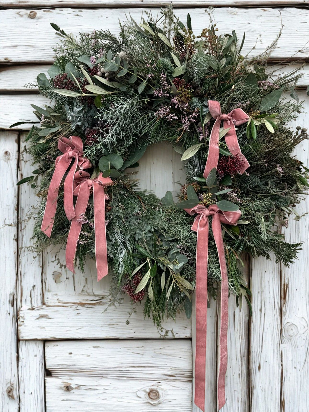 Pretty Pink Bow Wreath