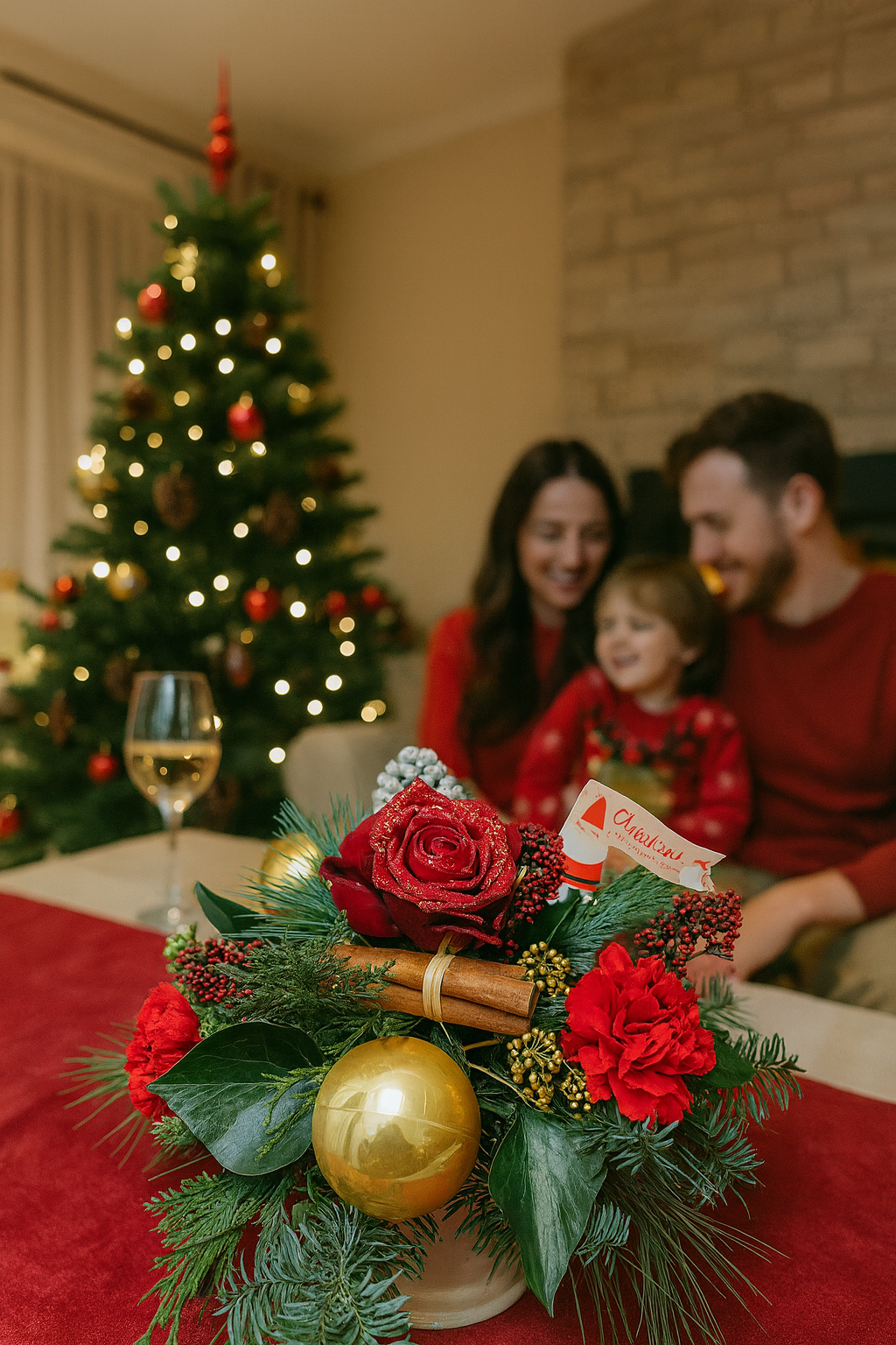 Children’s Christmas Floral DIY Pot