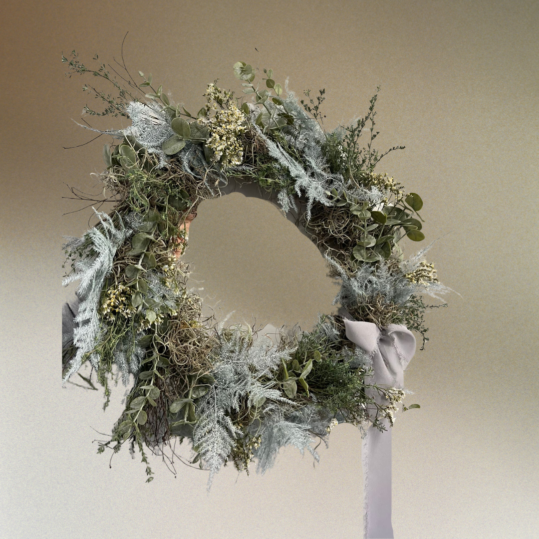 Tones of Grey Wreath