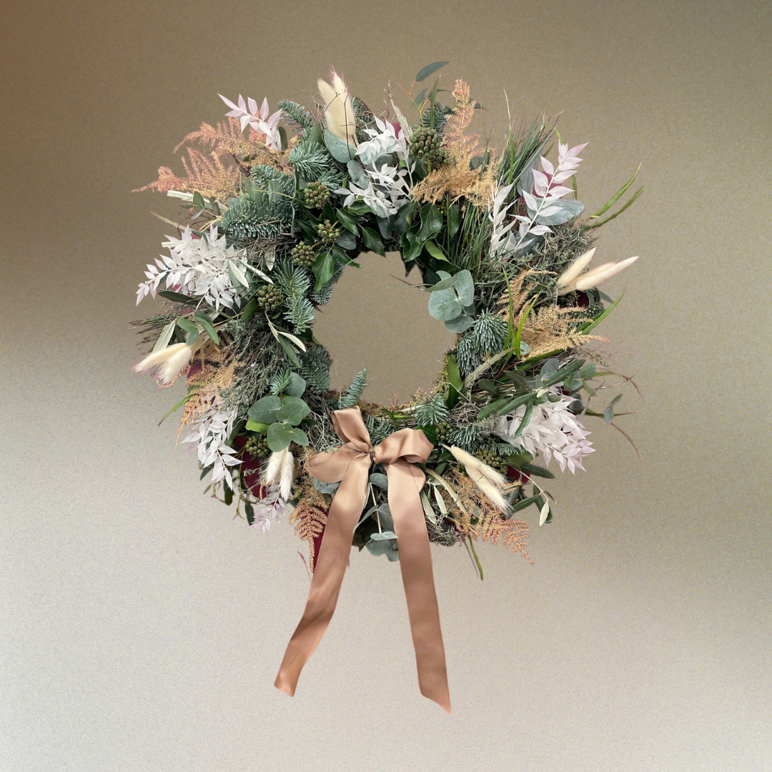 Boho Browns Wreath