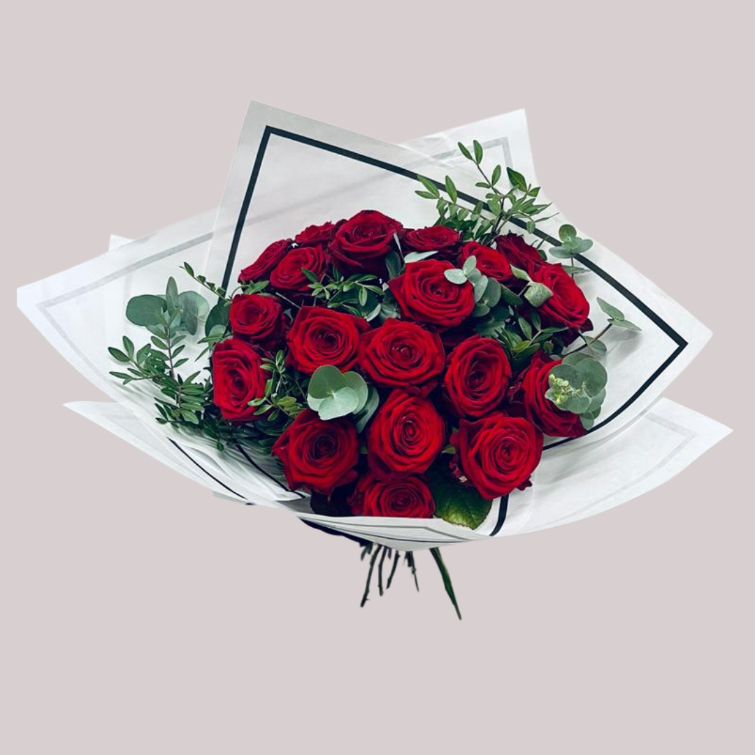 2 Dozen Red Roses