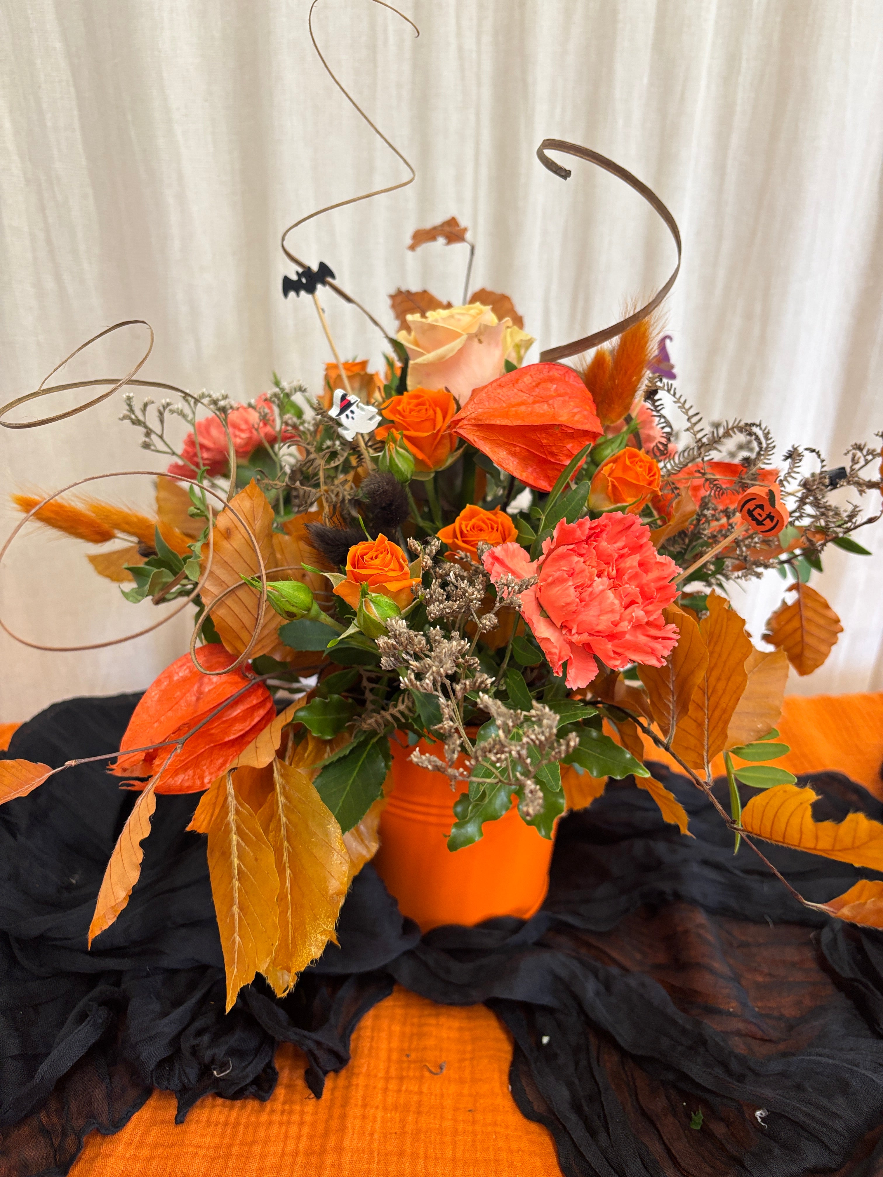 Kids’ Halloween Floral DIY Pot