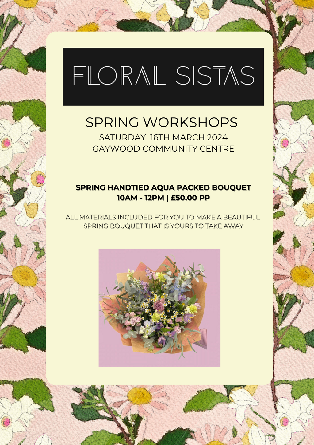 Sat 16th March 10am- Spring Hand Tied Workshop