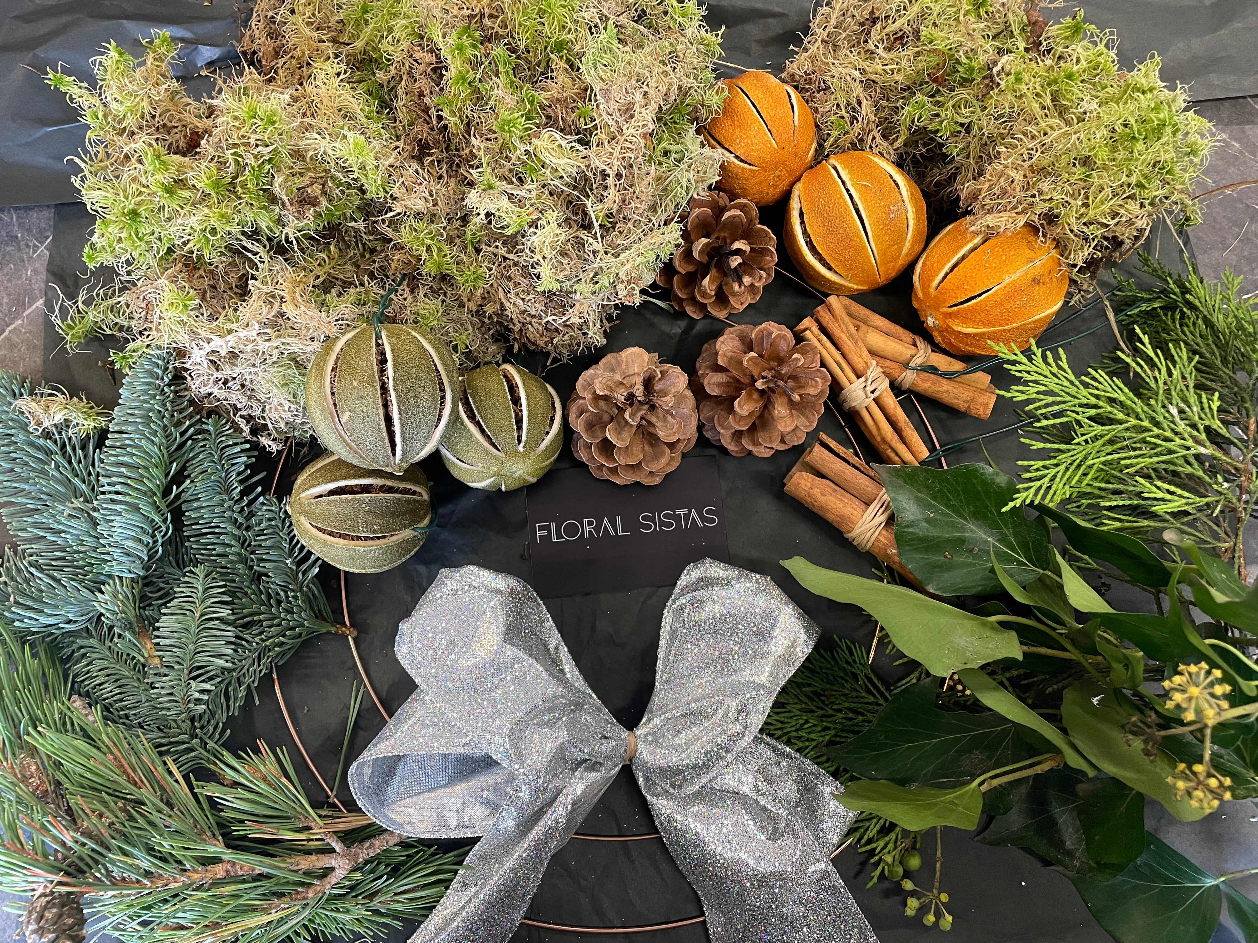 DIY Christmas Wreath- Colour options avaliable