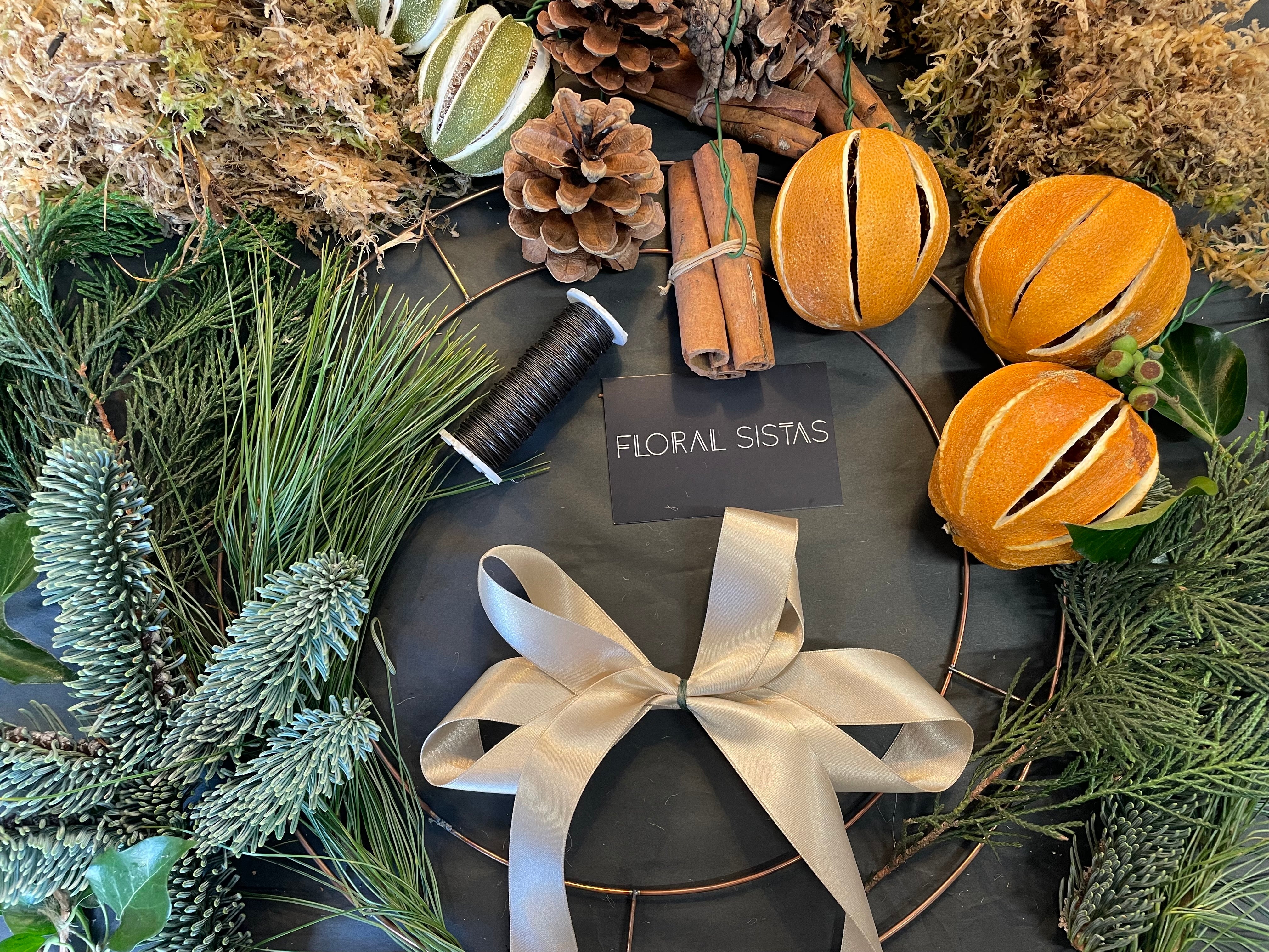 DIY Christmas Wreath- Colour options avaliable