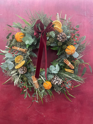 Luxury DIY Christmas Wreath- Decor options available
