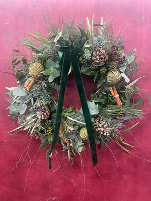 Luxury DIY Christmas Wreath- Decor options available