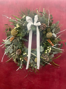 Luxury DIY Christmas Wreath- Decor options available