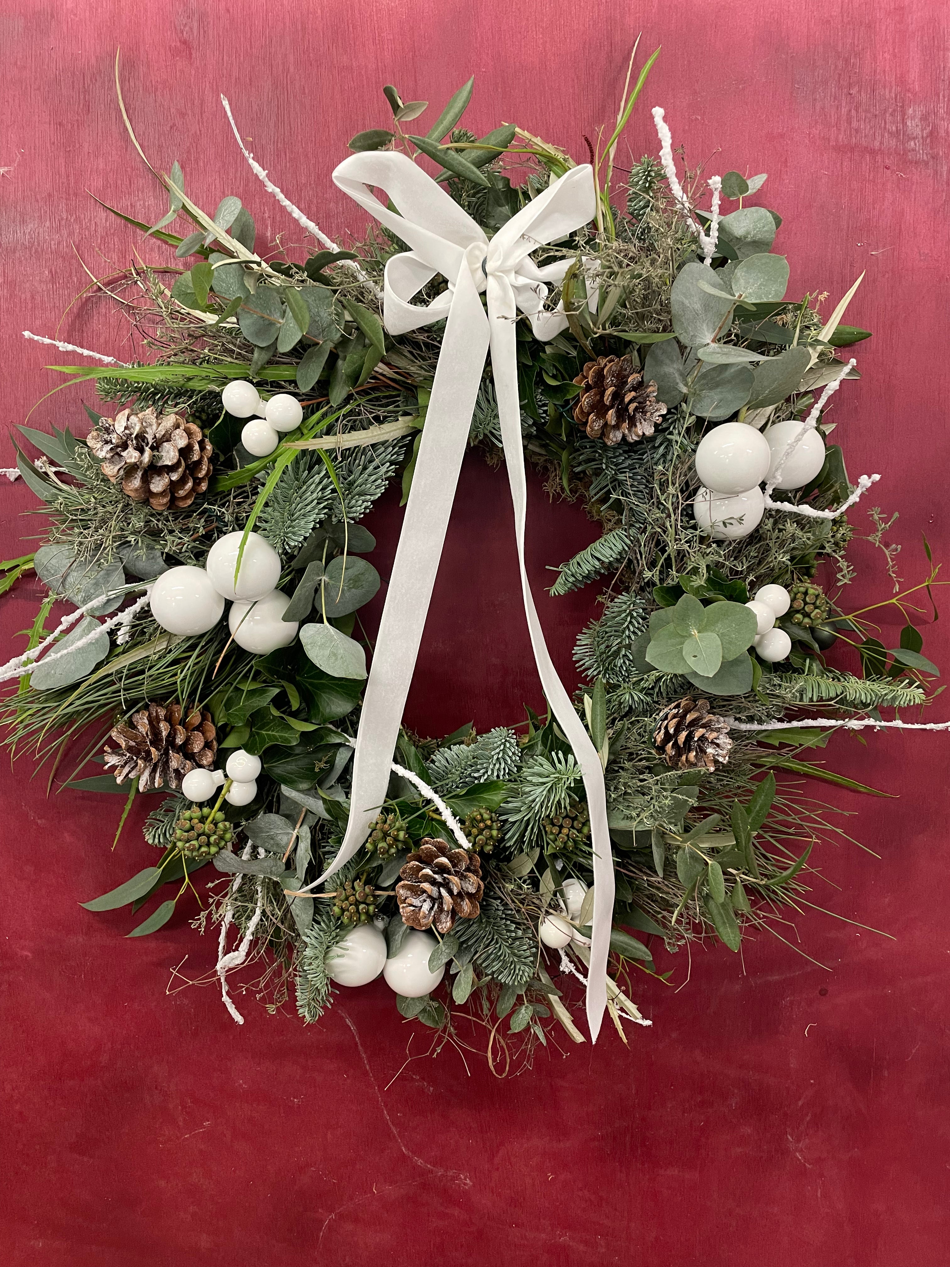 Snowy Christmas Wreath