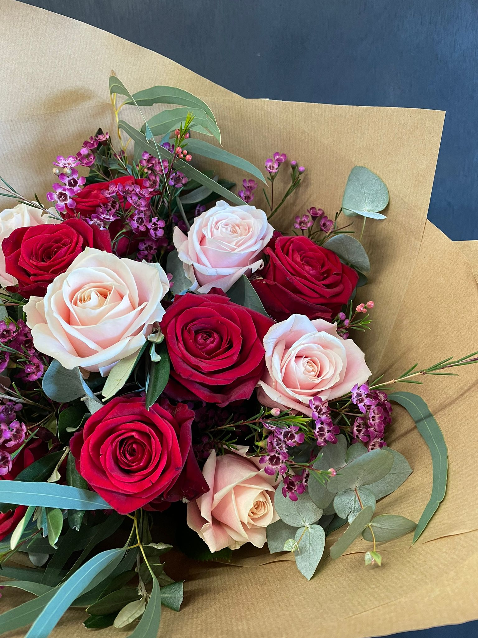 Mixed Dozen Roses