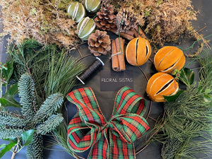 DIY Christmas Wreath- Colour options avaliable